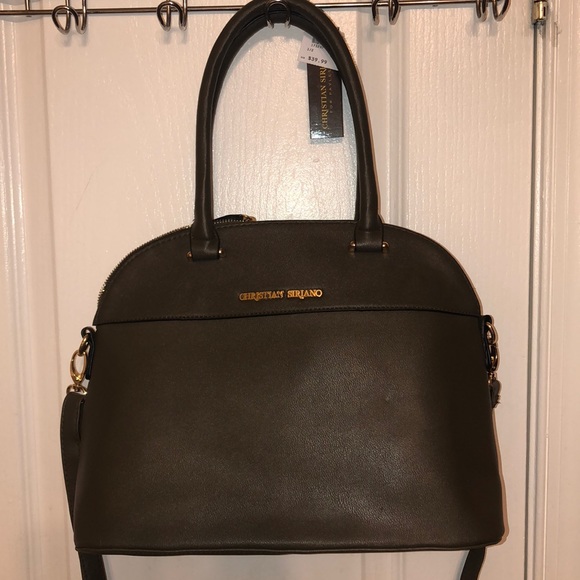 Christian Siriano by Payless olive green satchel - Picture 4 of 7